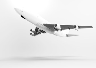 3D render plane