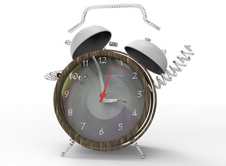 Fragmented  crazy clock 3D