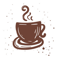 Illustration of coffee cup. Vector