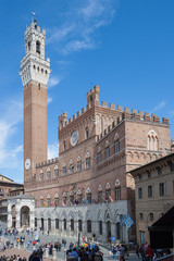 Fototapeta na wymiar Siena. City Hall