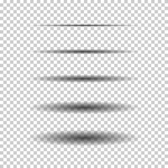 Transparent oval shadow