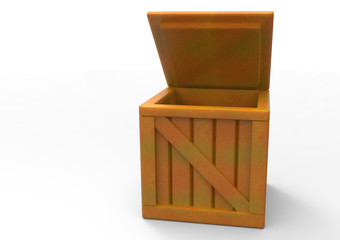 Frame Wooden Box 3D