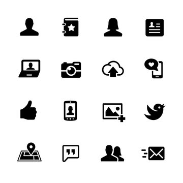 Social Icons // Black Series - Vector icons for your digital or print projects.