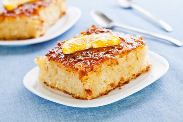 Slices Of Some Orange Cake