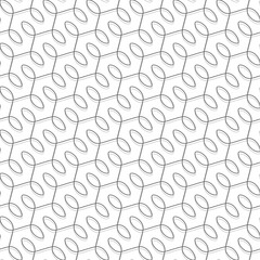 
Vector seamless pattern. Modern stylish texture. Monochrome geometric pattern. A grid of thin tangled threads.
