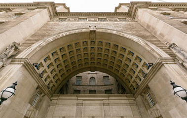 Arch of London Thames House, 12 Millbank, MI5 - The Security Service, Grade II listed, constructed in 1929–30 - 155926869