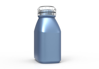 Glass bottle 3D