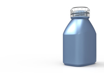 Glass bottle 3D