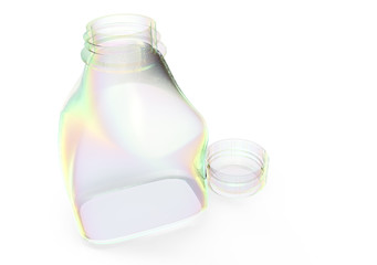 Glass bottle 3D
