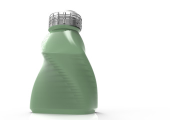 Glass bottle 3D