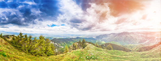 Panorama view mountain