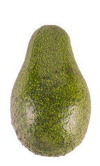 Avocado on white background