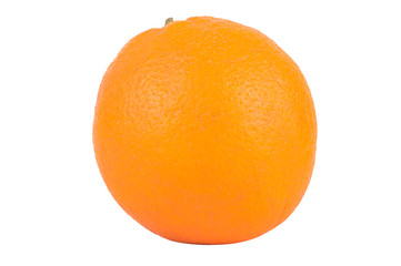 Orange on white background