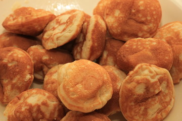 Traditional Dutch Poffertjes