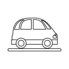 car sideview icon image vector illustration design 