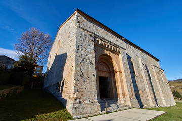Fototapeta na wymiar Church of Mollo in Girona, Spain