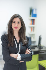 psychologist businesswoman smiling portrait in a office