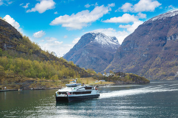 Ferry ship in Norway