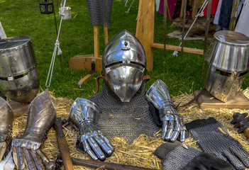 Knight armor ready for dressing
