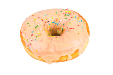 Donut on a white background