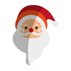 santa claus christmas character icon image vector illustration design 