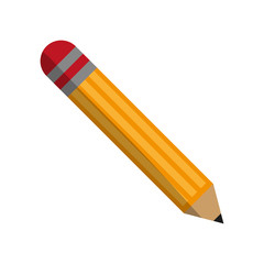 pencil stationery tool icon image vector illustration design 