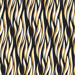 Tribal inspired wild african design. concept abstract seamless pattern vector illustration. repeatable motif for surface design, fabric, wrapping paper.