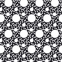 Polka Dot Pattern, Seamless Vector Background.  abstract seamless pattern with dots for print and web projects