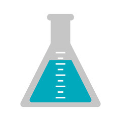 test tube icon image vector illustration design 