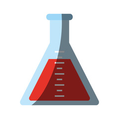test tube icon image vector illustration design 