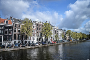 Fototapeta na wymiar Alexanderkade Amsterdam The Netherlands