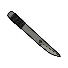 scalpel healthcare related icon image vector illustration design 