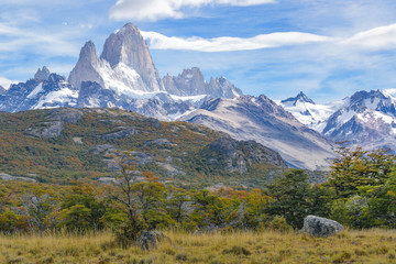 Fitz Roy and Poincenot Mountains, Patagonia - Argentina