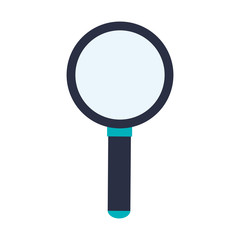 magnifying glass icon image vector illustration design 