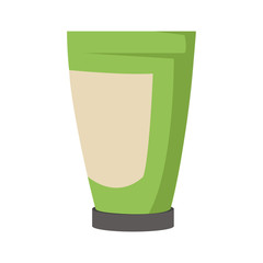 cosmetic product package blank label icon image vector illustration design 