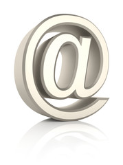Email Sign Ioslated on White Background