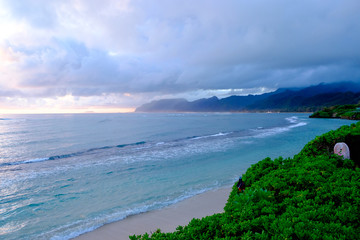 Obraz na płótnie Canvas Tropical Paradise Beach Oahu Hawaii