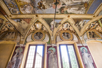 Abbey of Monte Oliveto Maggiore, Tuscany, Italy