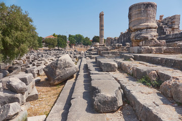 The ancient Greek city of Didyma is currently one of the most visited monuments of the Turkish...