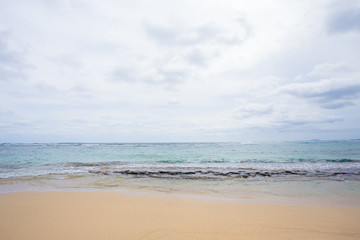 Fototapeta na wymiar Tropical Paradise Beach Oahu Hawaii