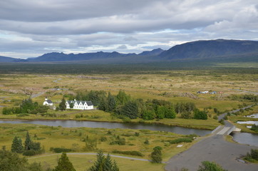 Fototapeta premium Thingvellir National Park in Iceland