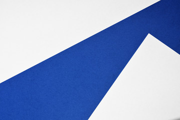 Abstract paper background in blue and white