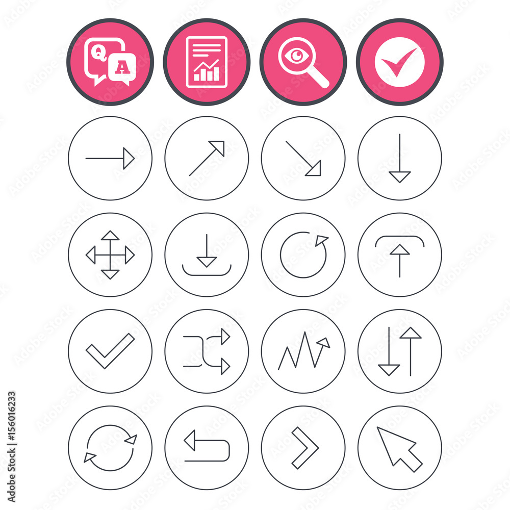 Poster arrow download, refresh and fullscreen symbols.