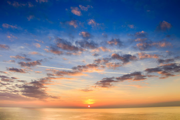 Beautiful Sunset in Porto Venere Como La Spezia Italy