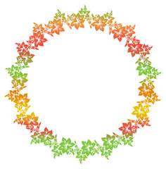 Beautiful raster round frame with gradient filled.