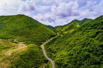 Zelfklevend Fotobehang Indonezja góry droga © BlackMediaHouse