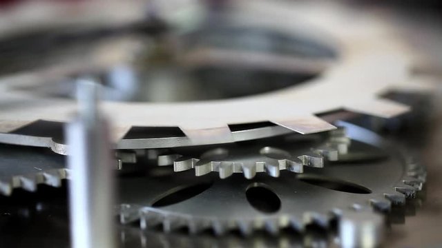 Rusty Retro Mechanic Clock Gears