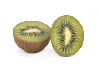 Kiwi on white background