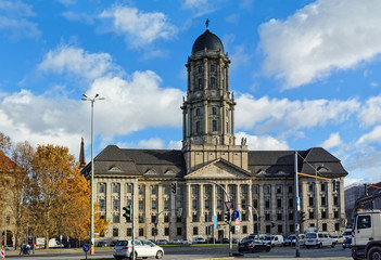 Fototapeta na wymiar Altes Stadthaus (Old Town Hall) in Berlin, Germany