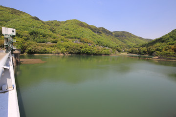 Fototapeta premium 香川県小豆島町 殿川ダム